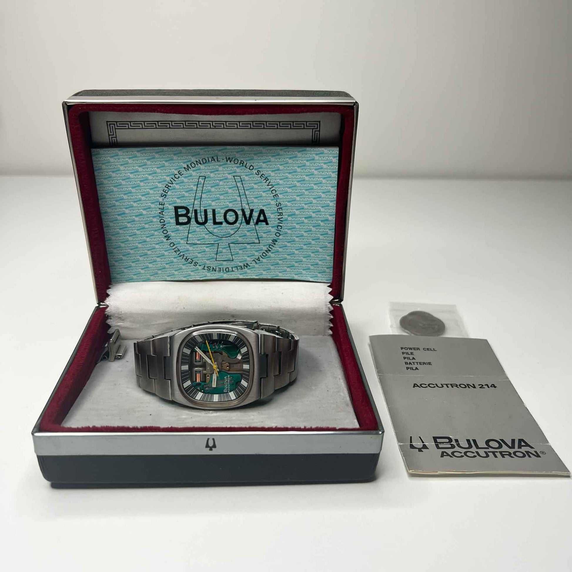 1970 Bulova Accutron Space View 214 Watch