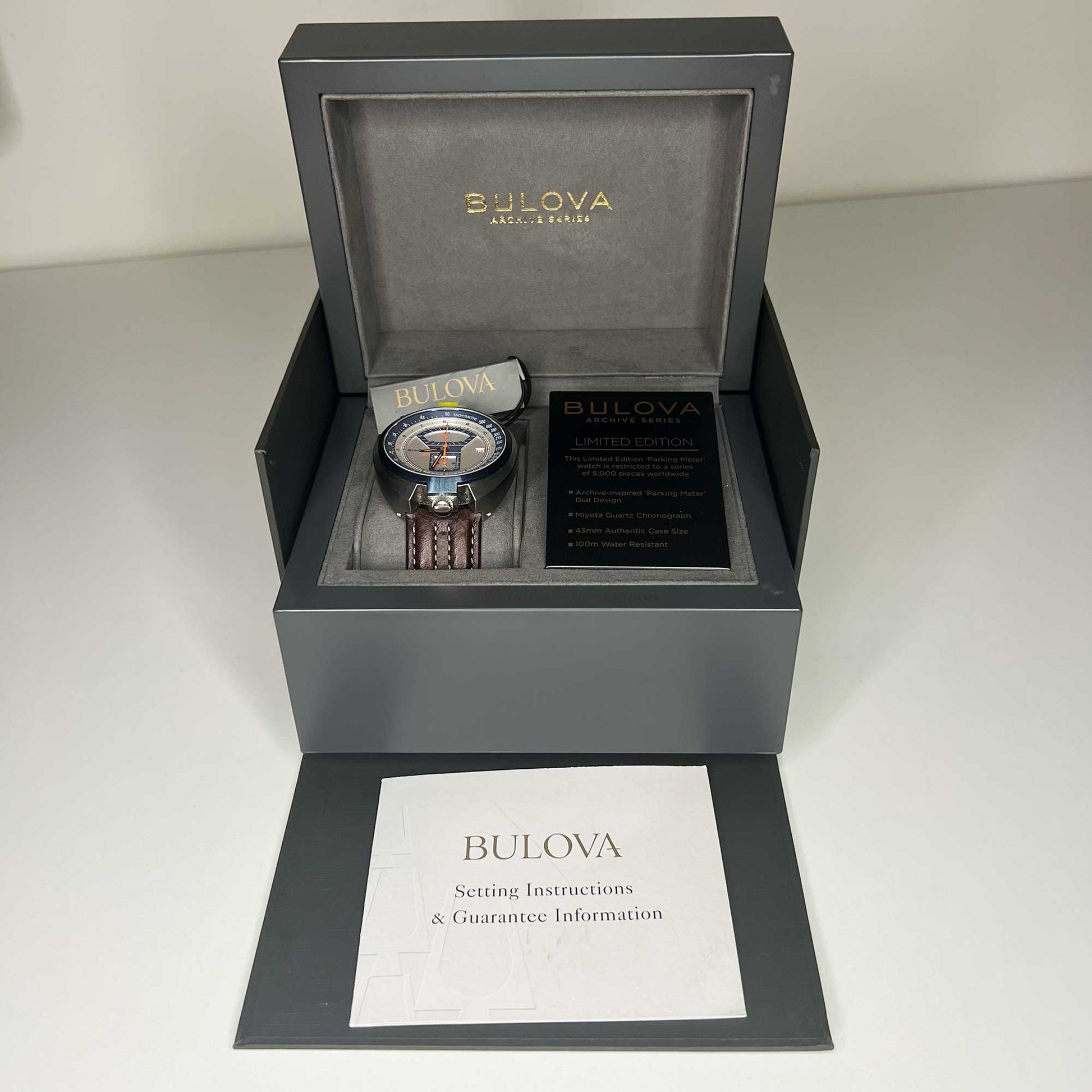 2023 Bulova Parking Meter Quartz Chronograph Watch