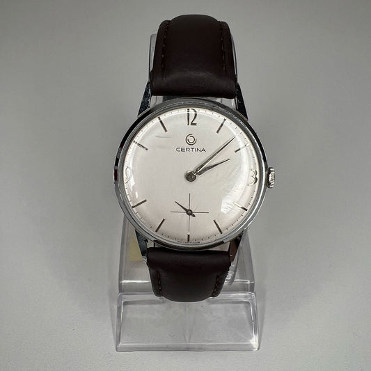 1963 Certina Swiss 17 Jewel Manual Wind Watch