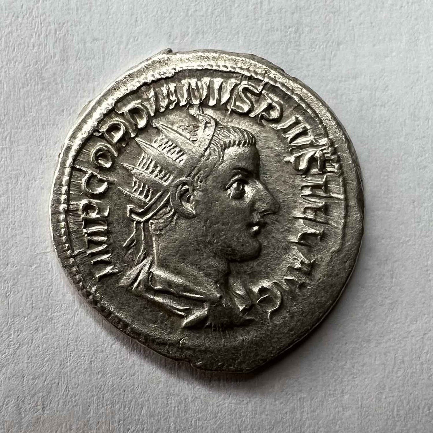 Gordian III Roman Silver Denarius