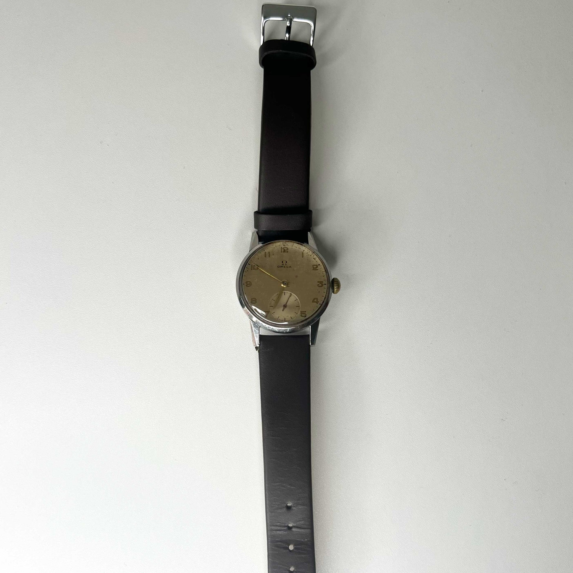 1950 Omega Manual Wind Watch with Second Dial