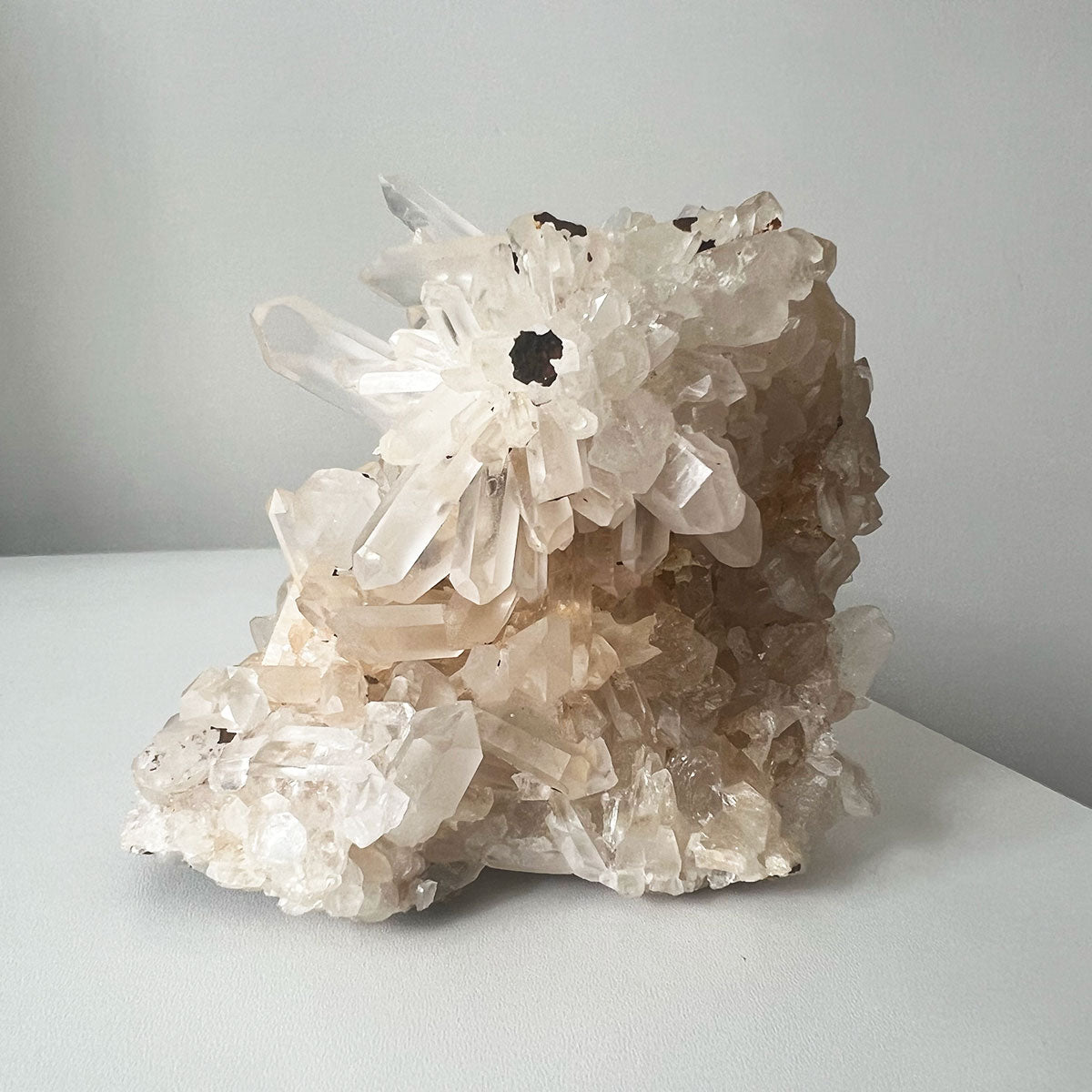 Quartz Cluster Crystal